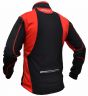 Куртка разминочная RAY, модель Star (Unisex), цвет черный/красный размер 46 (S)
