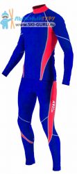 Лыжный гоночный комбинезон RAY, модель Star (Unisex), цвет синий/красный размер 48 (M)