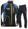 Лыжный костюм RAY, модель Star (Unisex), цвет черный/синий желтый шов (штаны с кантом) размер 54 (XXL)