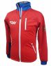 Куртка разминочная RAY, модель Star (Unisex), цвет красный/синий белая молния размер 50 (L)