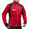 Куртка разминочная RAY, модель Star (Unisex), цвет красный/черный размер 44 (XS)
