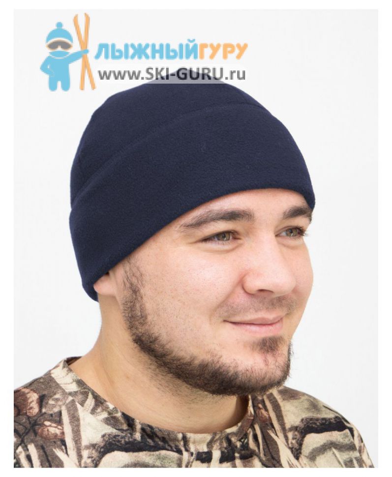 Шапка Охотника RAY (UNI) флис, темно-синий, размер M