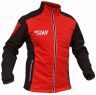 Куртка разминочная RAY, модель Race (Unisex), цвет красный/черный размер 46 (S)