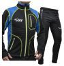 Лыжный костюм RAY, модель Star (Unisex), цвет черный/синий желтый шов размер 42 (XXS)