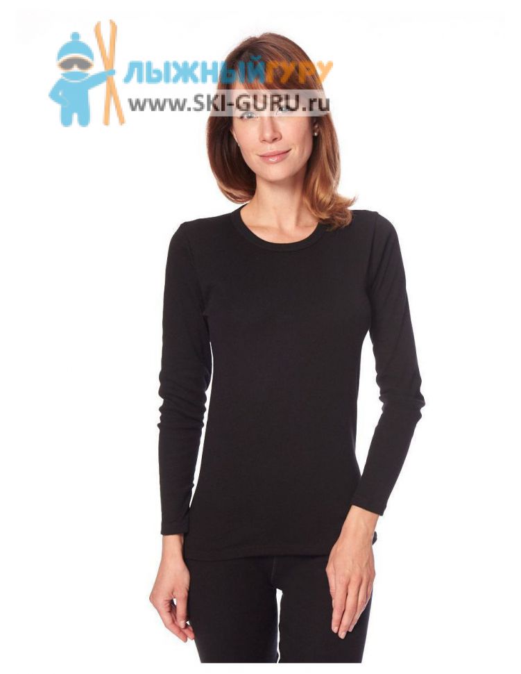 Термофутболка Comazo, модель Casual -15° (Woman), цвет черный, размер 44