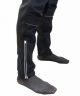 Брюки беговые RAY, модель Race с кантом (Unisex), цвет черный размер 44 (XS), рост 170
