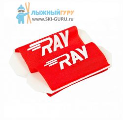 Скрепки для лыж RAY (набор для 2 пар) красный 