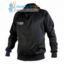 Толстовка RAY, модель Классик с капюшоном (Unisex), цвет черный размер 46 (S)