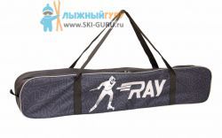 Чехол для лыжероллеров Ray, модель Принт, цвет черный, размер универсальный