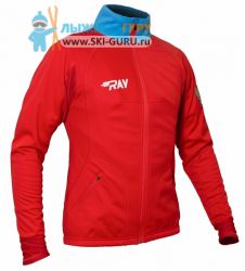 Куртка разминочная RAY, модель Star (Unisex), цвет красный/синий красная молния размер 48 (M)