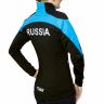 Куртка разминочная RAY, модель Pro Race (Woman) голубой/черный, размер 44 (S)
