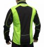 Куртка разминочная RAY, модель Star (Unisex), цвет черный/лимон желтый шов размер 48 (M)