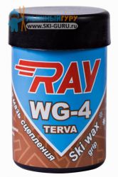 Смоляная лыжная мазь RAY WG-4 голубая 35 грамм