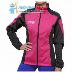 Разминочная куртка RAY, модель Pro Race (Woman), цвет малиновый/черный, размер 46 (M)