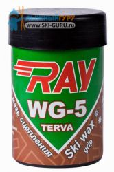 Смоляная лыжная мазь RAY WG-5 зеленая 35 грамм