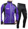 Лыжный костюм RAY, модель Star (Unisex), цвет фиолетовый/черный/желтый, размер 40 (рост 146-152 см)