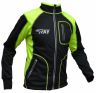 Куртка разминочная RAY, модель Star (Unisex), цвет черный/желтый желтый шов размер 56 (XXXL)