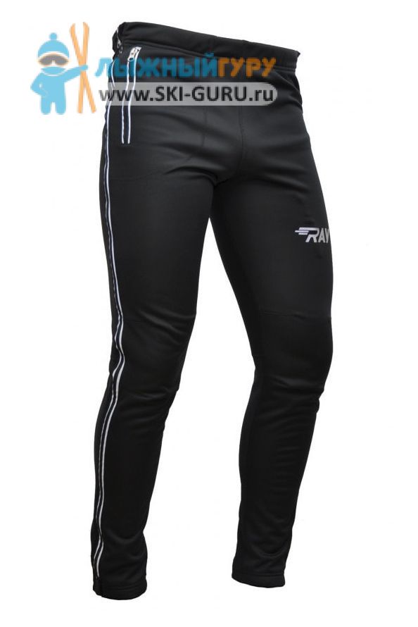 Брюки беговые RAY, модель Run (Unisex), цвет черный размер 42 (XXS)