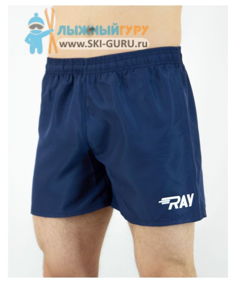 Шорты RAY укороченные (MEN), без подтрусников, темно-синий (52 RU/46 EUR/XL)																				