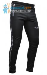 Брюки беговые RAY, модель Run (Unisex), цвет черный размер 48 (M)
