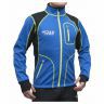 Куртка разминочная RAY, модель Star (Unisex), цвет синий/черный/желтый размер 50 (L)