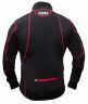Куртка разминочная RAY, модель Star (Unisex), цвет черный/красный размер 56 (XXXL)