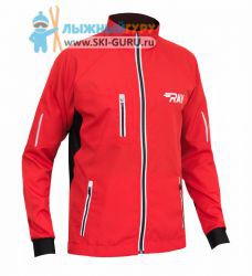 Куртка беговая RAY, модель Sport (Unisex), цвет красный/черный, размер 50