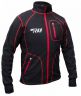 Куртка разминочная RAY, модель Star (Unisex), цвет черный/красный размер 44 (XS)