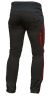 Брюки беговые RAY, модель Active (Unisex), цвет черный/красный, размер 56 (XXXL)
