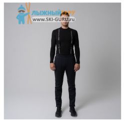 Брюки разминочные Nordski, модель Premium (Man), цвет черный, размер 48 (M)