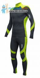 Комбинезон лыжный гоночный RAY, модель Next (Unisex), цвет серый/желтый размер 44 (XS)