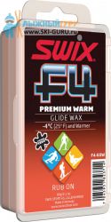 Мазь скольжения легкого нанесения SWIX F4 теплая (с пробкой) 60 грамм