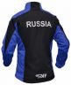 Куртка разминочная RAY, модель Race (Unisex), цвет черный/синий размер 42 (XXS)