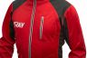 Куртка разминочная RAY, модель Star (Unisex), цвет красный/черный размер 52 (XL)
