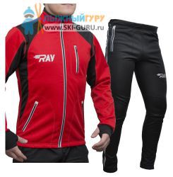 Лыжный костюм RAY, модель Star (Unisex), цвет красный/черный размер 50 (L)