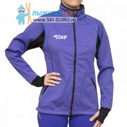 Куртка разминочная RAY, модель Star (Woman), цвет фиолетовый/черный, размер 46 (M)