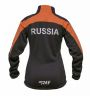 Лыжный разминочный костюм RAY, модель Pro Race (Girl), цвет оранжевый/черный, размер 36 (рост 135-140 см)